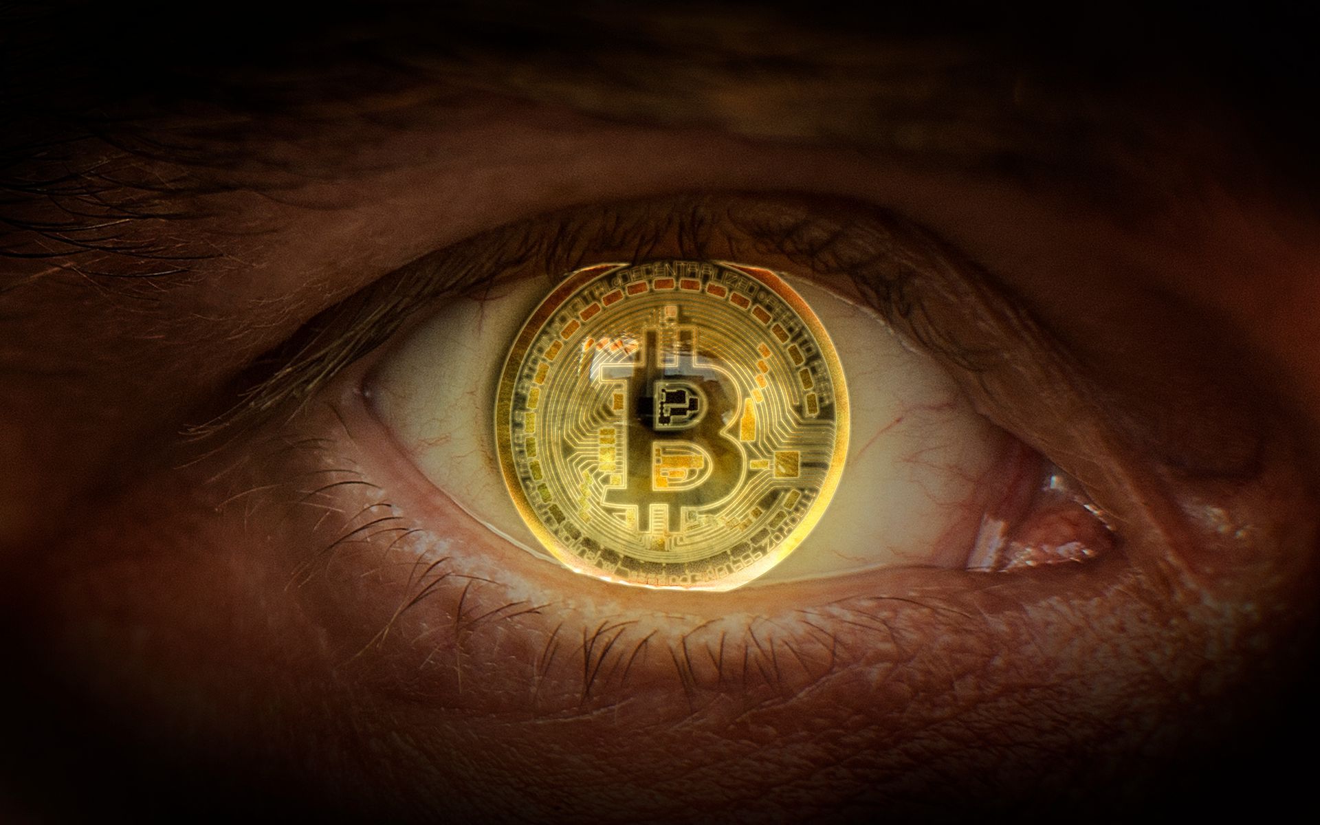 add bitcoin eyes to picture