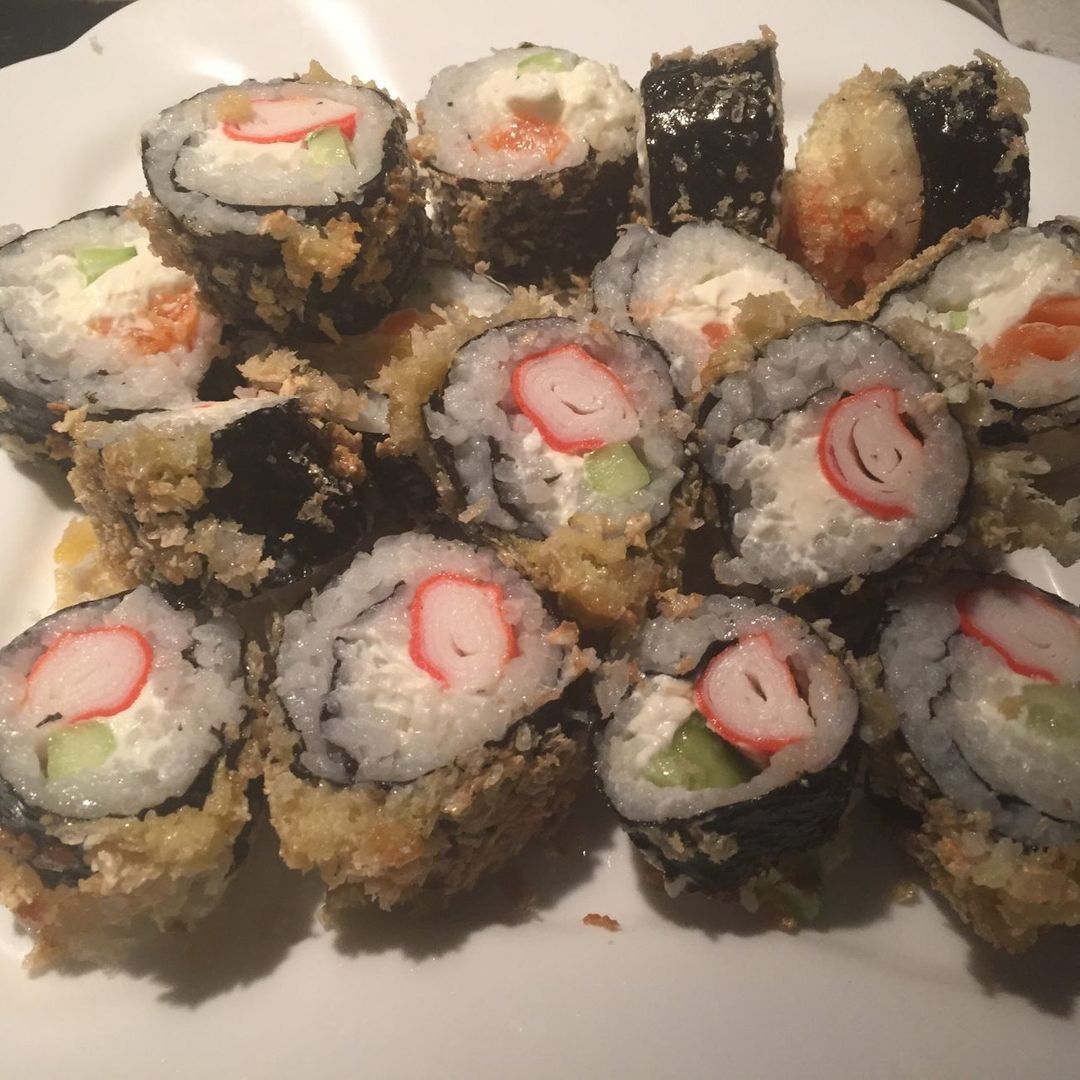 Рецепт суши и роллов запеченных фото 50