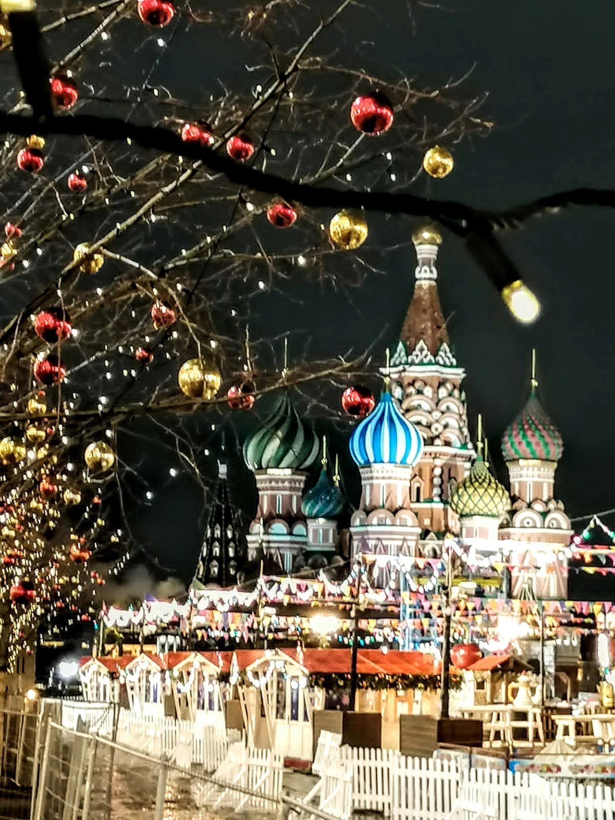 новогодняя красная площадь в москве